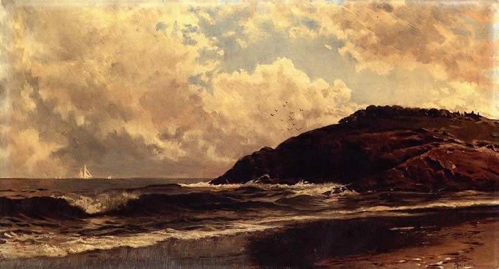 Alfred Thompson Bricher Seascape Coast of Maine